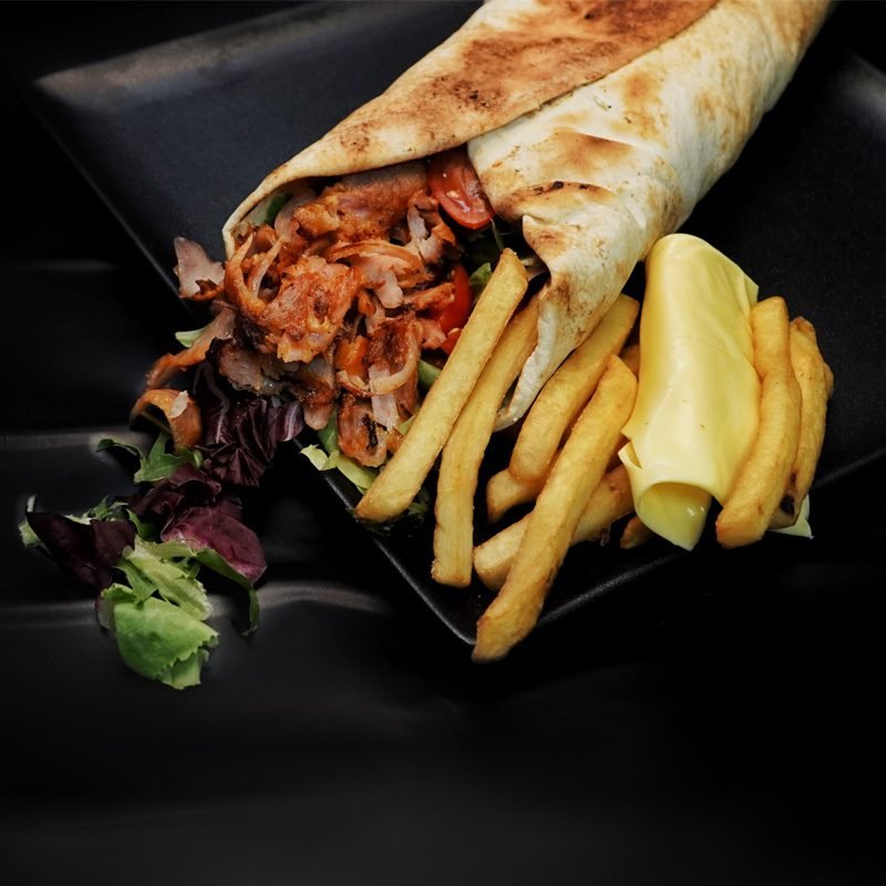 Kebab in lavash